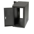 Global Industrial Computer Cabinet Side Car, Black, 12W x 22-1/2D x 21-1/2H 253700BK